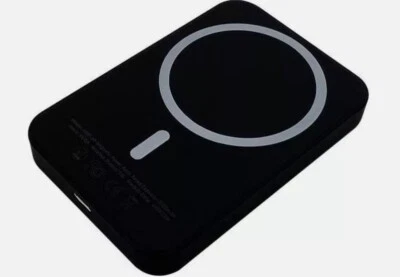 5000mAh Power Bank Magnetic Battery Pack Wireless Charger iPhone 14/15/16 Black - Image 1 of 2