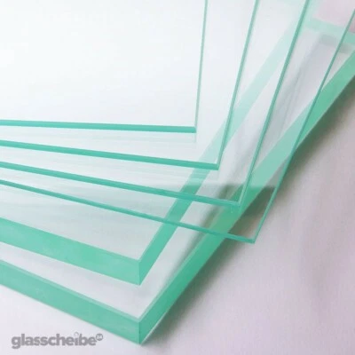 GLASSCHEIBE24.COM BY TEMPRIX Glas auf Maß Klarglas 12mm Zuschnitt Glasplatte Glasscheibe Wunschmaß Ersatzglas