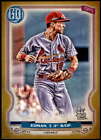 Tommy Edman 2020 Topps Gypsy Queen 5x7 or #291/10 cardinaux