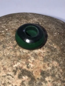 Natural Gemstone Malachite 5mm Hole For Trollbeads Bracelet - Picture 1 of 5