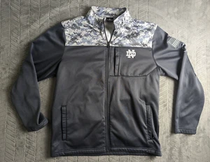 Chaqueta Coliseo Negra Para Hombre Talla L Notre Dame Lucha Irish Pixel Camuflaje - Imagen 1 de 7