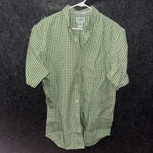 Ll Bean gebrauchtes kurzärmliges Hemd mit Knopfleiste Größe Herren Large grün - Bild 1 von 5