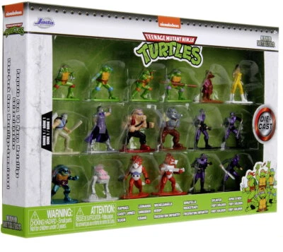 Jada Sammelfigur Nano MetalFigs Turtles Nano 18er Pack 1,65 Zoll 4 cm 253285004