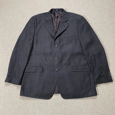 Blazer de Colección Jones New York Para Hombres 44 Regular Grande Lana Cebada Maíz Traje Chaqueta Foto 1 de 4