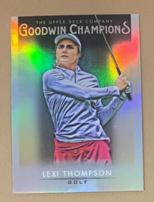 2021 Upper Deck Goodwin Champions Platinum Rainbow #37 Lexi Thompson Rookie RC - Image 1 of 2