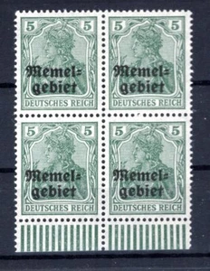 Memel 1 Bloque De Cuatro ** MNH NUEVO 48EUR (CA7567) - Imagen 1 de 1
