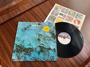 EDGAR FROESE AQUA PROMO LP 1974 VIRGIN RECORDS VR 13-111 HYPE STICKER UNPLAYED - Picture 1 of 13