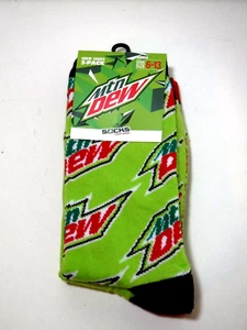 Mtn Dew 3 - Single Pack Crew Socks, mens size 6-12 Clearance! - Picture 1 of 1
