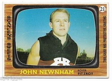 1967 Scanlens (21) John NEWNHAM Fitzroy ::