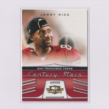 2006 Donruss Threads Century Stars Gold #CS-6 Jerry Rice