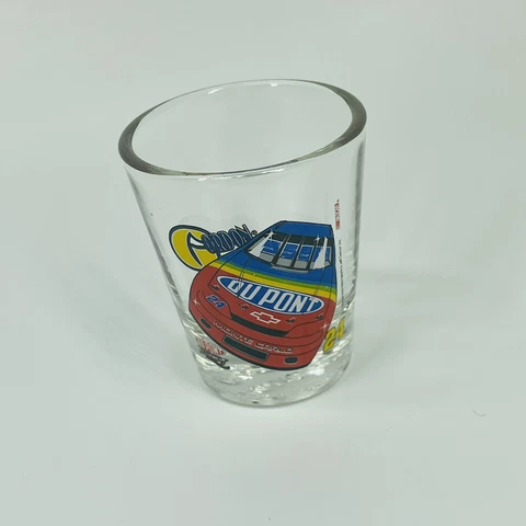 Vintage 1995 Jeff Gordon NASCAR Shot Glass (CC) Cover