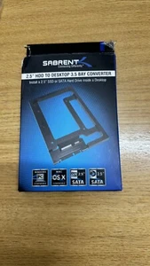 Sabrent 2.5” SSD & SATA HDD to Desktop 3.5” SATA HDD Bay Converter BK-PCBS-USED - Afbeelding 1 van 4