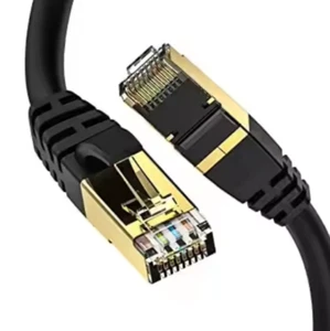 Ethernet Cable RJ45 Cat8 40GBPS Network Gold Super Fast LAN Lead SSTP Patch LOT - Afbeelding 1 van 1