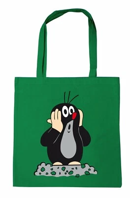 Logoshirt® Der kleine Maulwurf Oh Oh Baumwolltasche Stofftasche Tote Bag Motiv