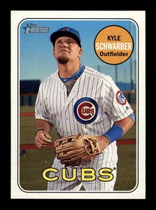 Kyle Schwarber Chicago Cubs 2018 Topps Heritage #268 - Imagen 1 de 2