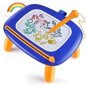  Toddler Girl Boy Toys for 1 2 3 Year Old Girls Boys Magnetic Royal Blue - Picture 1 of 8