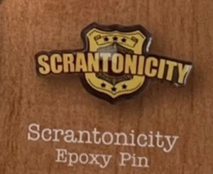 The Office Scrantonicity Epoxy Pin Culturefly Subscription Box Exclusive NEW - Picture 1 of 3