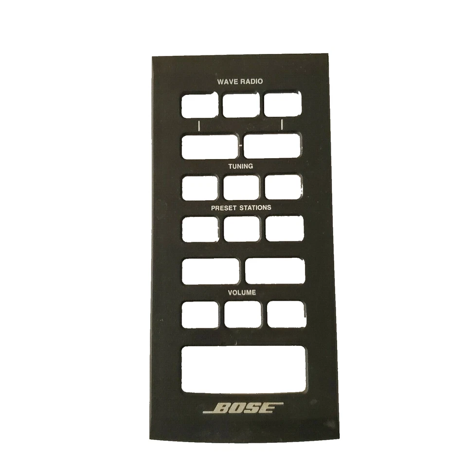 Bose Wave AWR1-1WH - Borde de botón superior negro - PIEZAS USADAS Foto 1 de 3