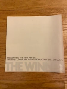 Tascam ATR-80 24-Track Recorder MTR & System ES-50 Catalog 1987 Stereo Audio Ad - Bild 1 von 7