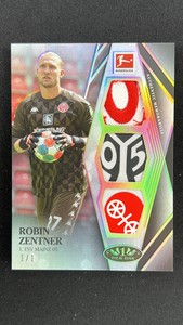 2021-22 Topps Tier One Bundesliga Robin Zentner Triple Relic 1/1 #TORT-RZ