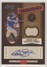 2016 Panini Prime Cuts Auto Biography Materials /25 Alex Gordon #ABM-AG Auto
