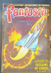 Fantastic Adventures Zellstoff Dezember 1948 Berkeley Livingston Richard S Rasierer - Bild 1 von 2