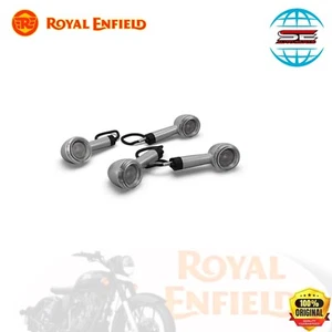 Royal Enfield oryginalne srebrne kierunkowskazy led do super meteor 650 strzelba 650 - Zdjęcie 1 z 6