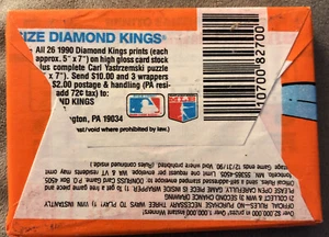 1990 Donruss Baseball Card Wax Pack Benito Santiago Padres Showing Back Bottom - Picture 1 of 3