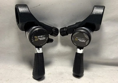 Shimano Deore XT  SL-M732 3 x 7 speed thumb shifters vintage mtb mountain bike - Image 1 of 4