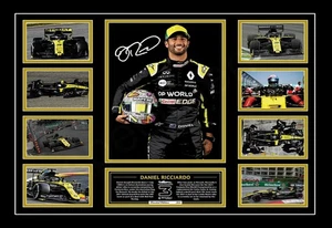 Daniel Ricciardo 2020 Renault Formula 1 Signed Limited Edition Memorabilia Print - Imagen 1 de 36