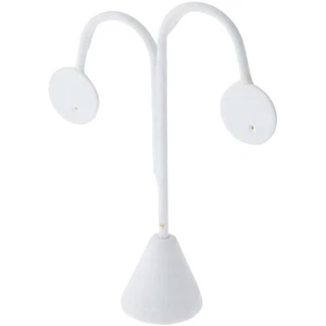 Lámpara estilo imitación cuero blanco Plymor, pantalla de pendientes, 3,75" W x 1,25" D x 4,75" H - Imagen 1 de 2