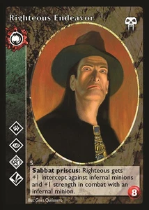 Righteous Endeavor [DM set] - VTES card - Foto 1 di 2