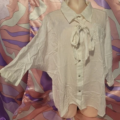 Camisa de algodón suave muñeca Liz Lisa COMO ESTÁ defectos Harajuku Rokku Kawaii Jfashion Y2K Foto 1 de 4