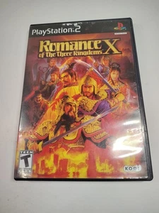 Sehr guter Zustand CIB Romance of the Three Kingdoms X (2005) Sony PlayStation 2, PS2, US funktioniert - Bild 1 von 9