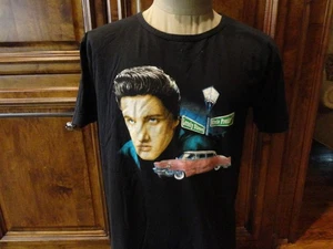 Vintage 2005 Direct from Graceland Elvis Presley Lonely Street T-Shirt Fits M FACE - Bild 1 von 6