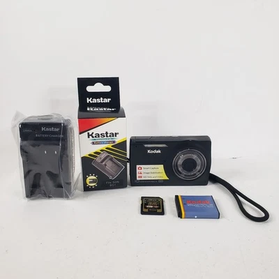 Kodak EasyShare M1093 IS 10MP Digital Camera Black Has SD Card Charger Tested  - Image 1 of 4
