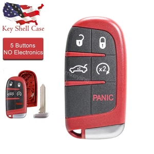 For 2014 - 2019 Dodge Durango Jeep Grand Cherokee Remote Key Fob Case Shell - Picture 1 of 7