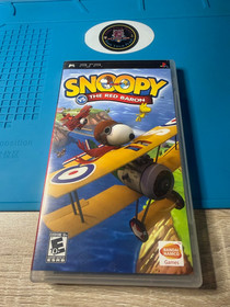 UNTESTED SONY Play Station PSP Game - Snoopy Vs The Red Baron