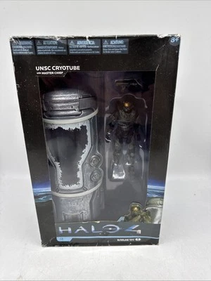Halo 4 McFarlane Master Chief Action Figure & Cryo Chamber Cryonic Pod - Image 1 of 4