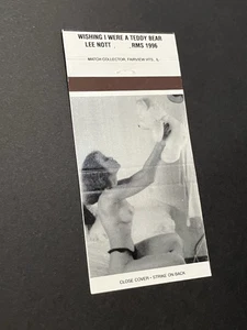 Vintage Girlie Matchbook “Busty Girl w/Teddy Bear” - Picture 1 of 2