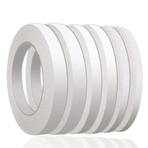 236 Yards Double Sided Tape for Crafts 6 Rolls Two Sided Tapes for Arts - Picture 1 of 7