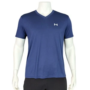 Under Armour Mens 2XL V Neck Performance Shirt Athletic Training Modern Classic - Picture 1 of 11