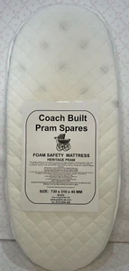 Colchón transpirable para llevar cuna de huevo x 4 cm - espuma - acolchado - ventilado - Reino Unido - Imagen 1 de 4