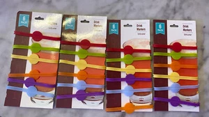 24 Pieces Drink Markers, Glass Cup Wine Glass Bottle Strip Tag Marker, Silicone - Picture 1 of 4
