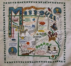 Catstudio State Of Missouri Dish Cloth Decorative Hand Tea Towel 20x26 Souvenir - Picture 1 of 4