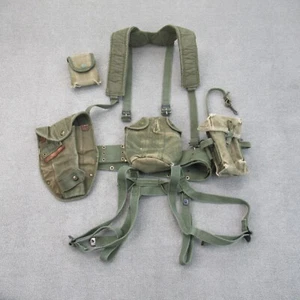 Lotto tattico militare esercito Field Pack epoca Vietnam M1965 M1961 M16A1 Combat Gear - Foto 1 di 24