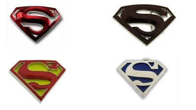 Vintage Superman Belt Buckle DC Comics Superhero Movie Cosplay Halloween Costume - Image 1 of 4