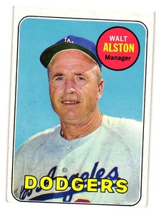 1969 Topps #24 Walt Alston