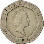[#430318] Coin, Great Britain, Elizabeth II, 20 Pence, 1989, EF(40-45), Copper-n