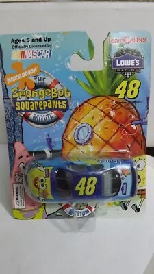Team Caliber SpongBob Squarepants Lowe's Team Racing # 48 Nascar 1/64 Scale - Image 1 of 3